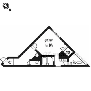 FourSeven八条口【300号室】の間取り