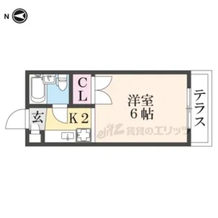 MOUNTAIN【203号室】の間取り