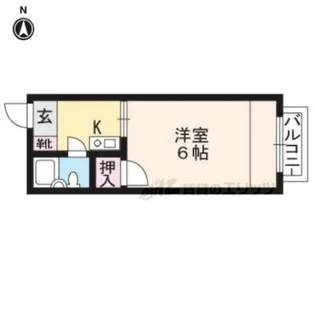 ハイツ山口【101号室】の間取り