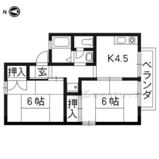 グレイス松井【2階】の間取り