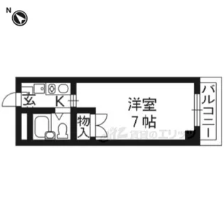 スペリオン桂【304号室】の間取り