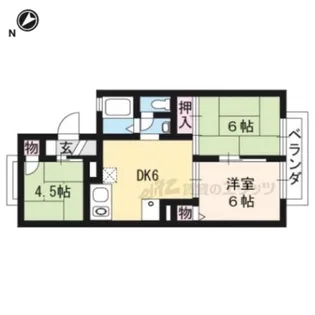 トゥインクル?A棟【103号室】の間取り