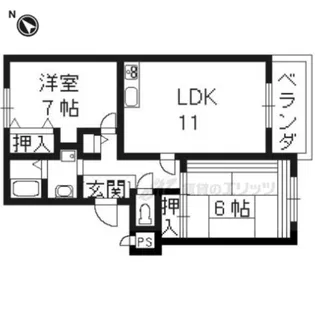 プルミエール桂?【302号室】の間取り