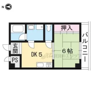 エム’ズ京都洛西【505号室】の間取り
