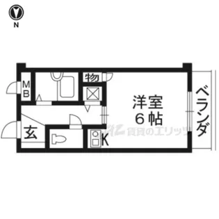 スパッションM&J【306号室】の間取り