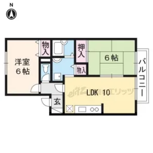 ラ・ルミエール?【105号室】の間取り