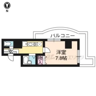 サムパティーク山科【1001号室】の間取り