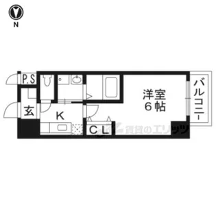 サムパティーク山科【202号室】の間取り
