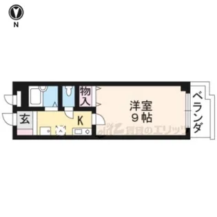 フォレスト醍醐【118号室】の間取り