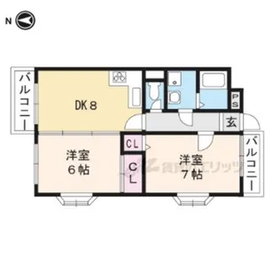 プレミエールクラーテ【506号室】の間取り