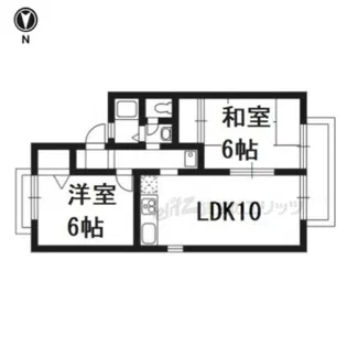 ターンドール西野?【1階】の間取り