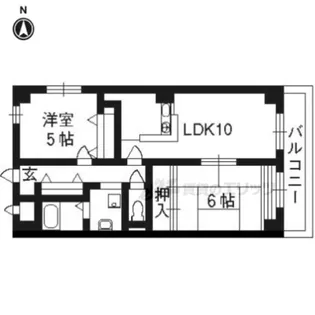 プルーリオン上桂【405号室】の間取り