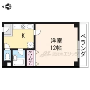 コスモハイツ【2階】の間取り