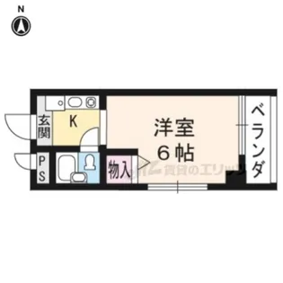 エクラ山科【103号室】の間取り
