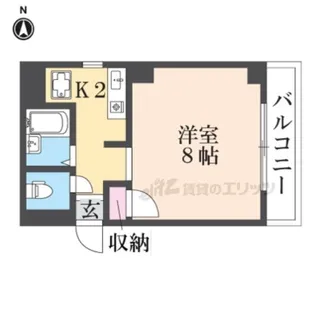 丸共ビル【305号室】の間取り