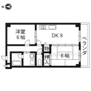 パークヒルズ41【202号室】の間取り