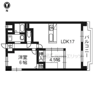 グランビュー葛野【303号室】の間取り