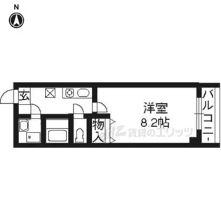 コージーハイツ大宮【8階】の間取り