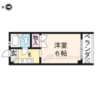 ロイヤルコーポタカハラ【508号室】の間取り