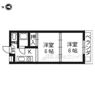 サンチェリー高田?【401号室】の間取り