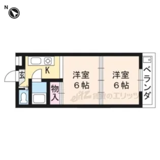 サンチェリー高田?【206号室】の間取り