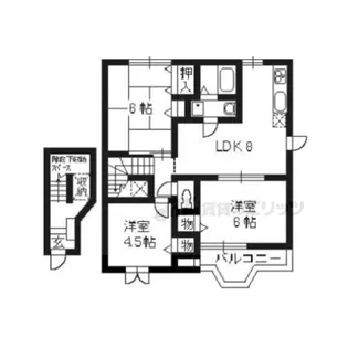 グリーンヴィラ【201号室】の間取り