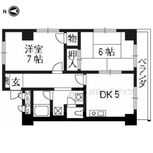 ロイヤルコーポ【3階】の間取り
