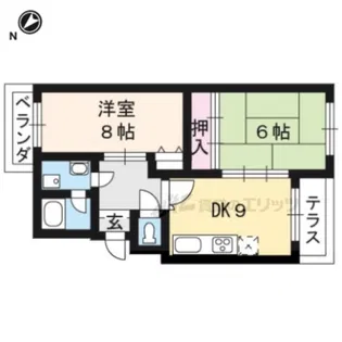 N?SOCIA21【2階】の間取り