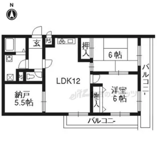カレント桂【2階】の間取り