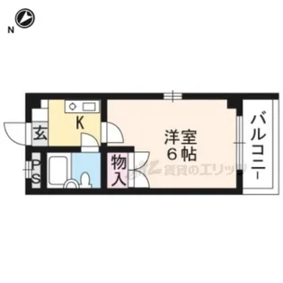 West Hill TAKATSUKA 【3階】の間取り