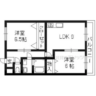 エザンス豊田【3階】の間取り