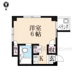 WALKBLDG【302号室】の間取り