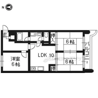 ベアーレ芳樹【108号室】の間取り