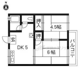 巽ハイツ【2階】の間取り