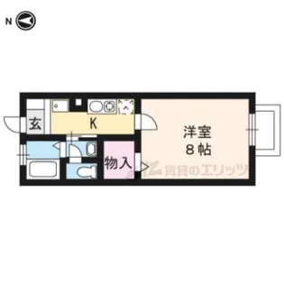 「メゾン桂」【1階】の間取り