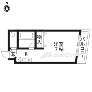 グランドワン【203号室】の間取り