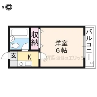 シティーコーポ円町【2階】の間取り