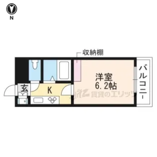 第25長栄壬生H・Tマンション【206号室】の間取り