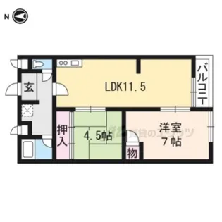 第31長栄コーポきぬもと【3階】の間取り