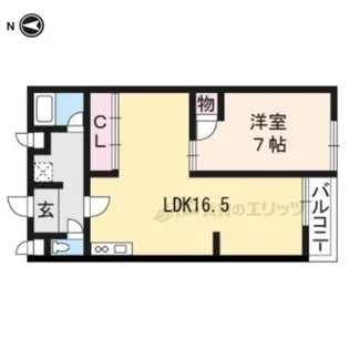 第31長栄コーポきぬもと【1階】の間取り