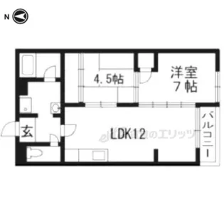 第31長栄コーポきぬもと【101号室】の間取り