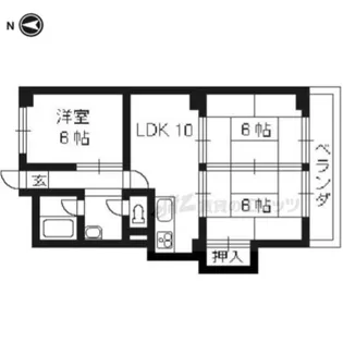 ステーションパレス京都【502号室】の間取り