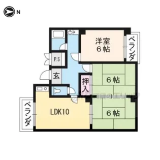 ステーションパレス京都【503号室】の間取り
