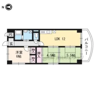 コンフォール【5階】の間取り