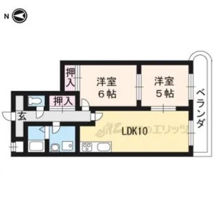 パークアベニュー藤ノ森【503号室】の間取り