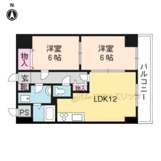 シェルベージュ城南【1階】の間取り