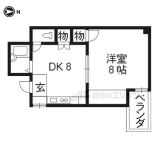 グラン・フォルム西院【501号室】の間取り