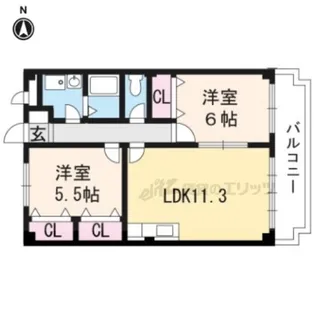 マリッチサワ【202号室】の間取り