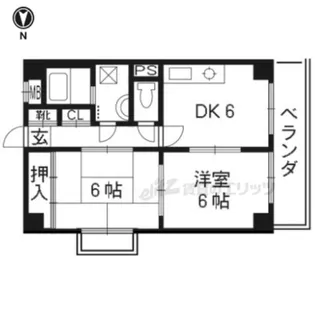 アペルタス【202号室】の間取り