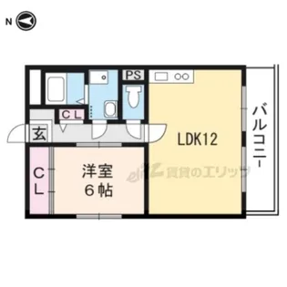 アペルタス【1階】の間取り
